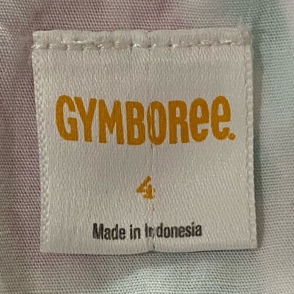 GYMBOREE 100% Cotton Abstract Floral A-Line Dress, Size 4 - Picture 6 of 8